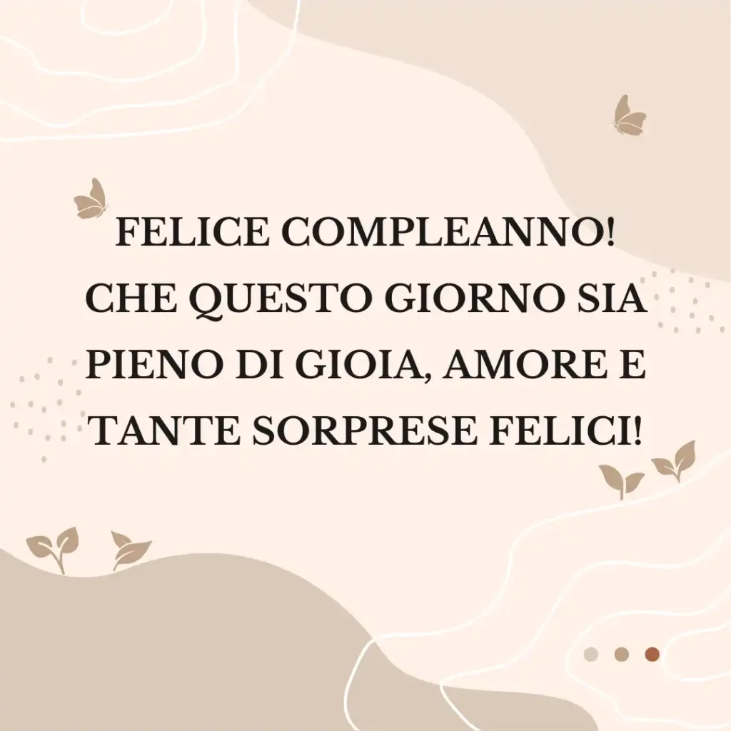 Auguri di compleanno brevi