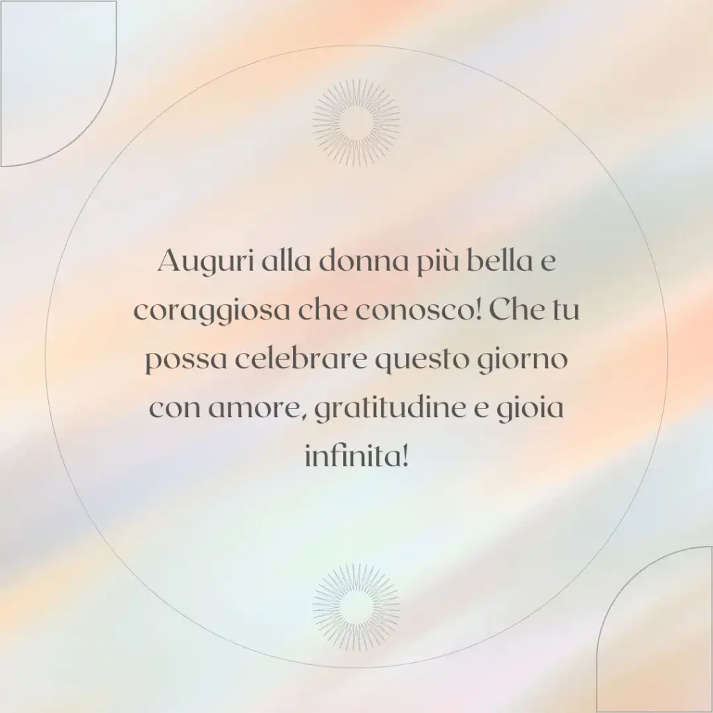 Auguri di compleanno per donne