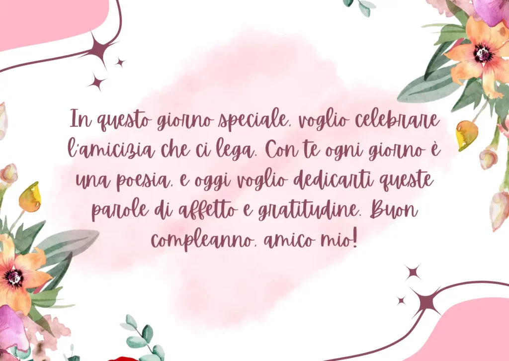 Poesie di auguri di compleanno per amico