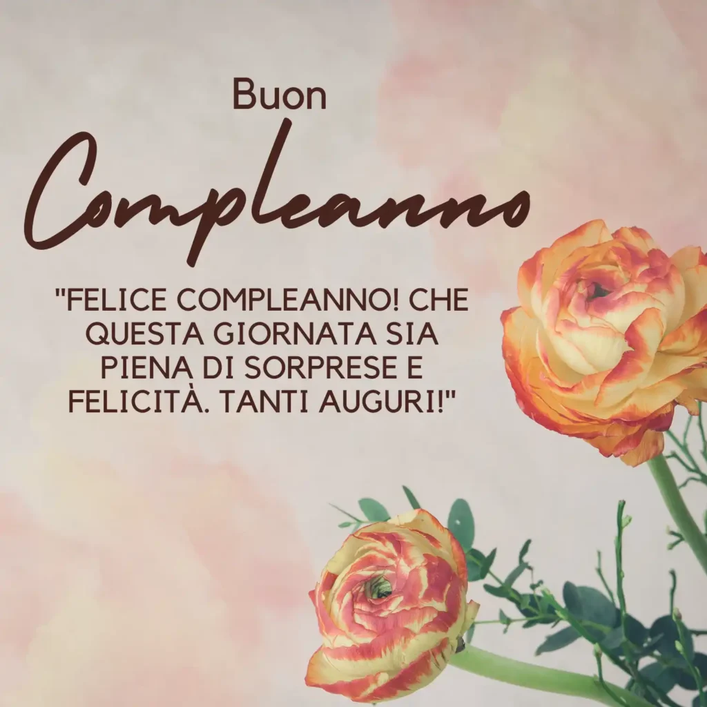 Breve Auguri di buon compleanno per un uomo