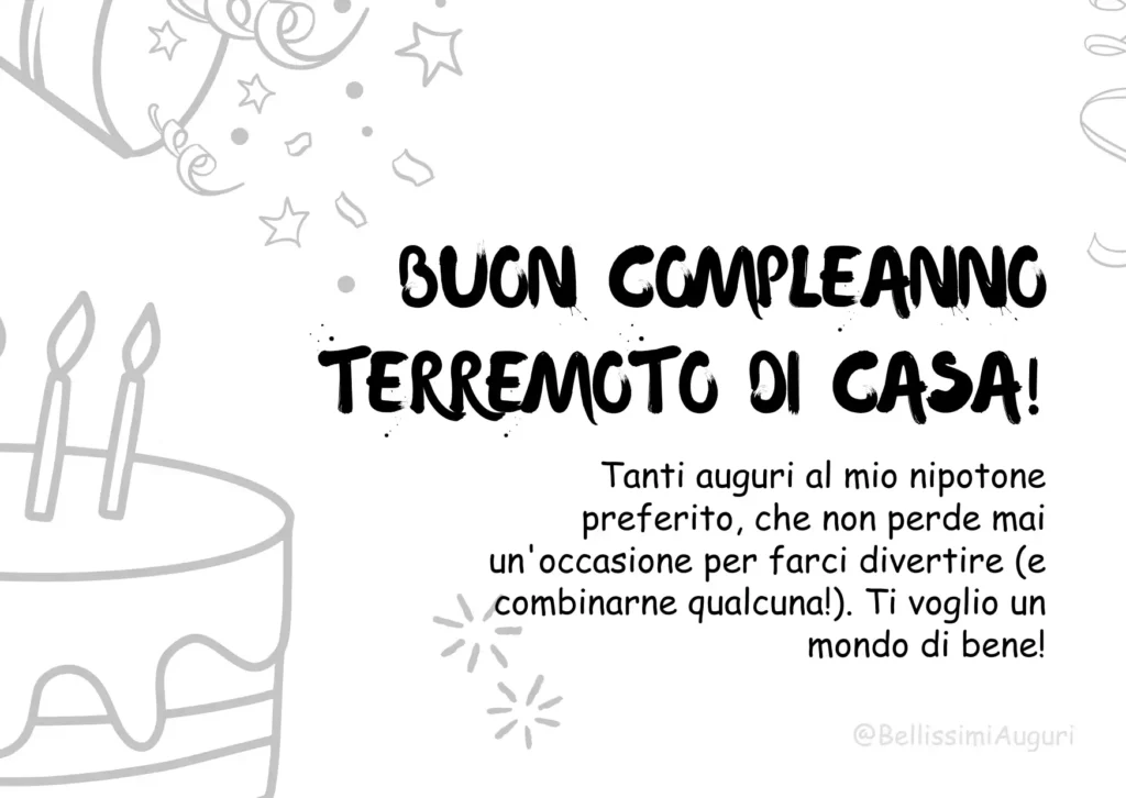 Buon Compleanno Nipote Maschio: frasi di buon compleanno