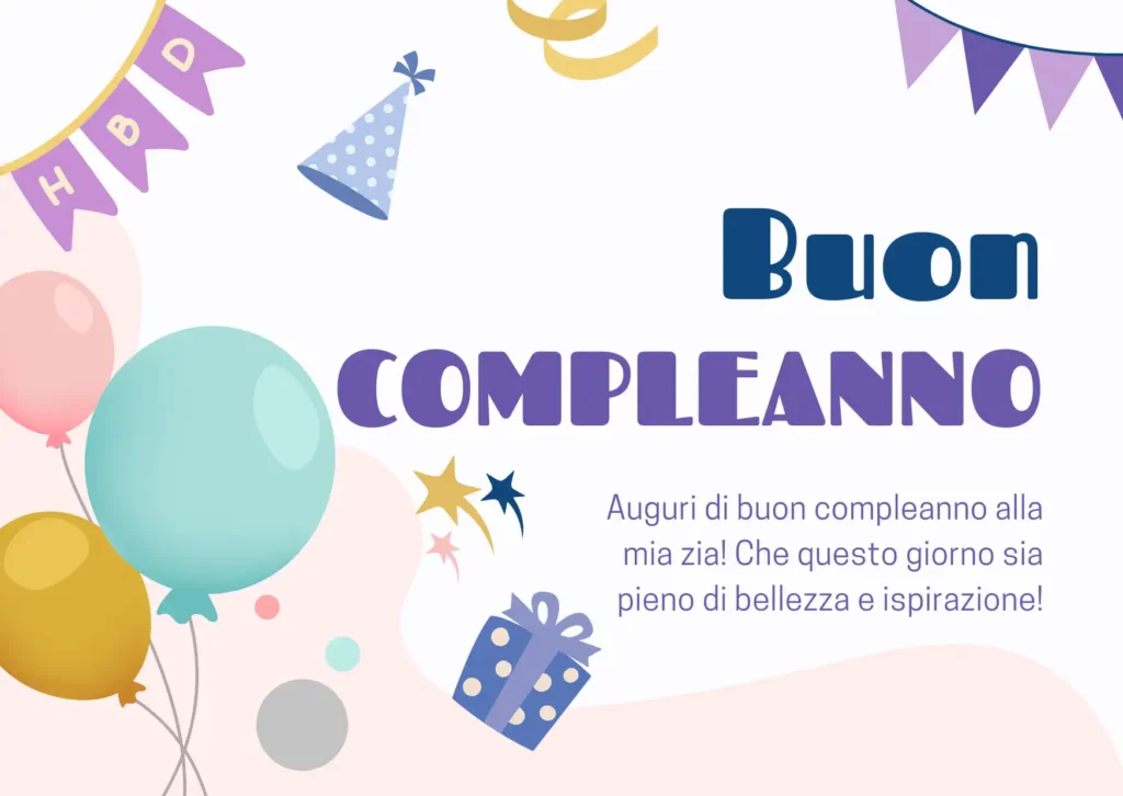 Buon compleanno Zia: Poesie di compleanno