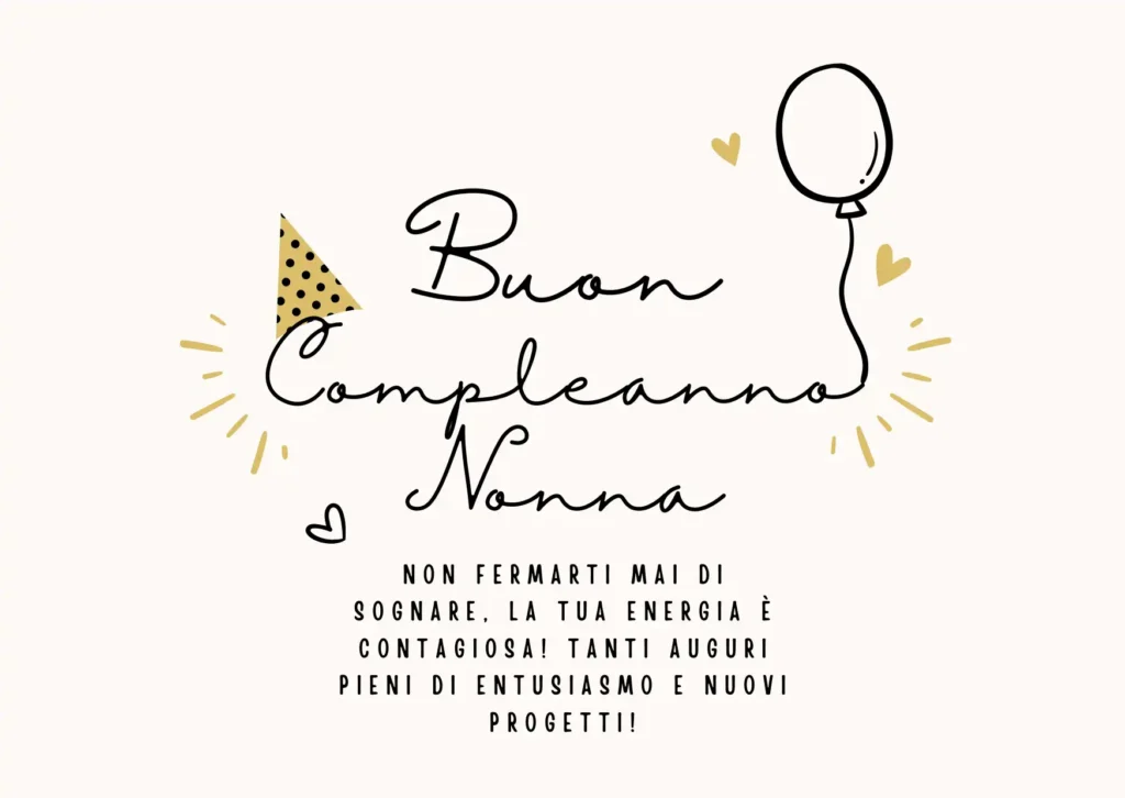 Buon compleanno nonna: Auguri motivazionali