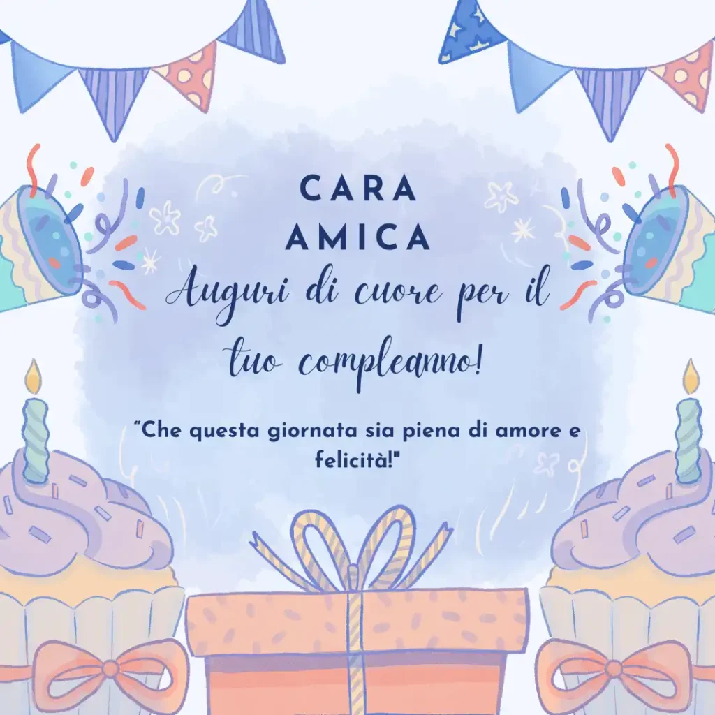 Emotivi di Auguri di buon compleanno per amica