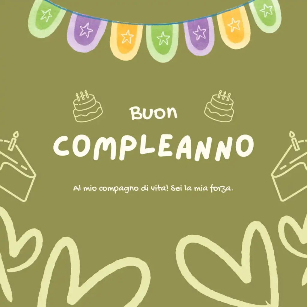 Emotivi Auguri di buon compleanno per il marito