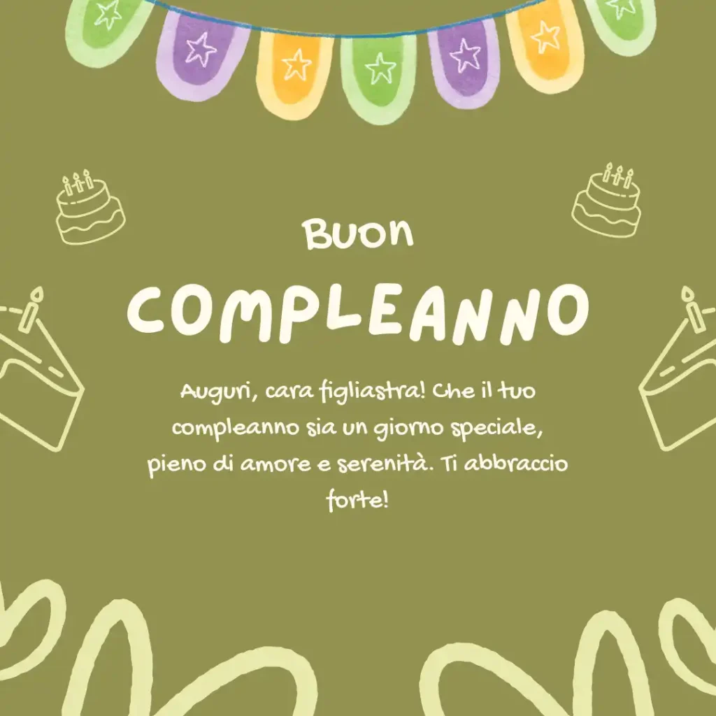 Frasi di compleanno per una figliastra