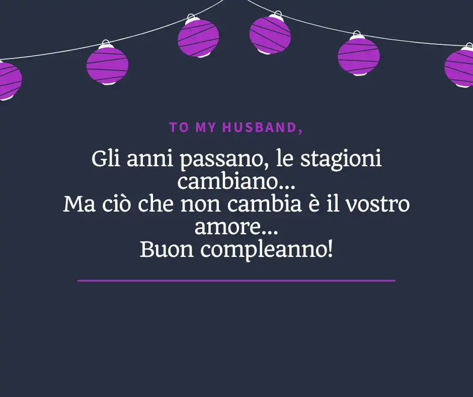 Poesie di buon compleanno per il marito