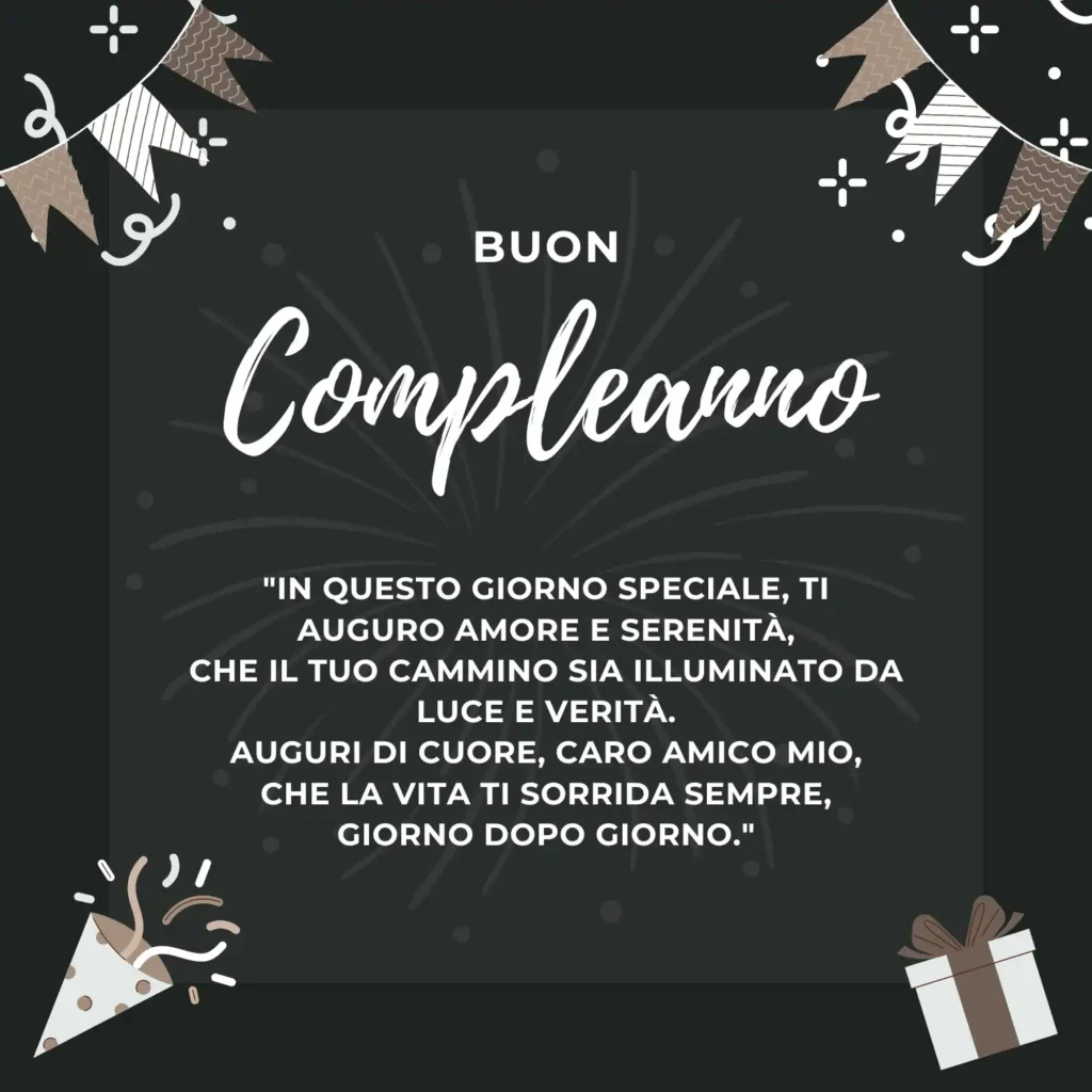 Poesie di buon compleanno per un uomo