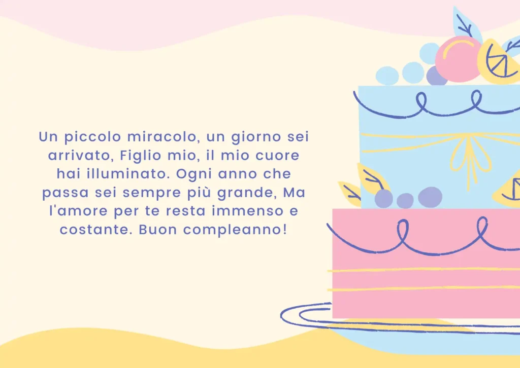 Poesie di compleanno per il figlio