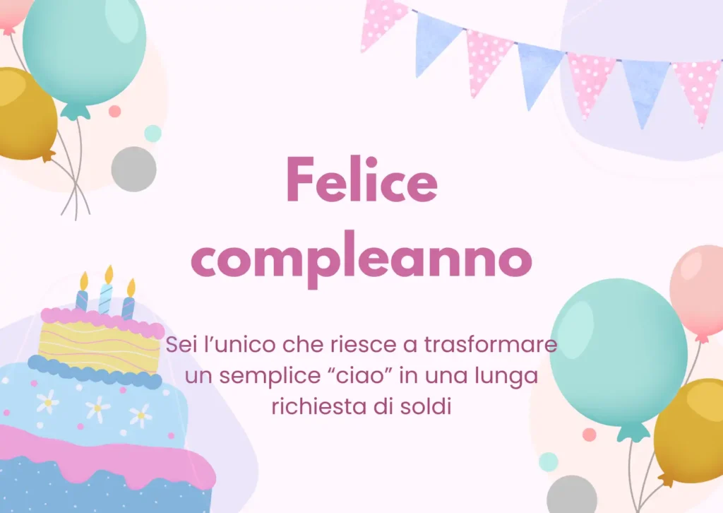 Auguri di compleanno divertenti per il figlio