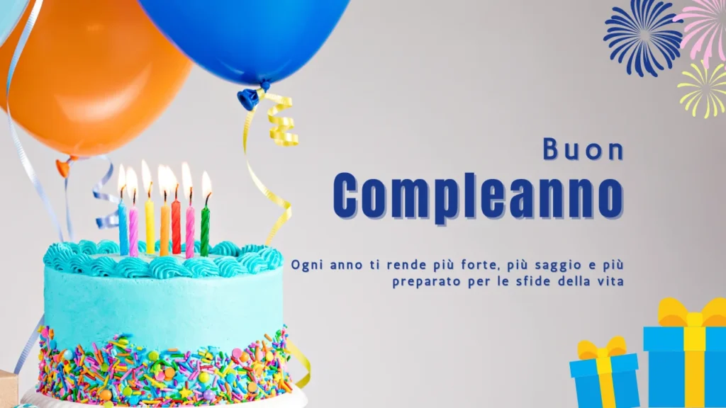 Auguri di buon compleanno motivazionali ad un caro amico