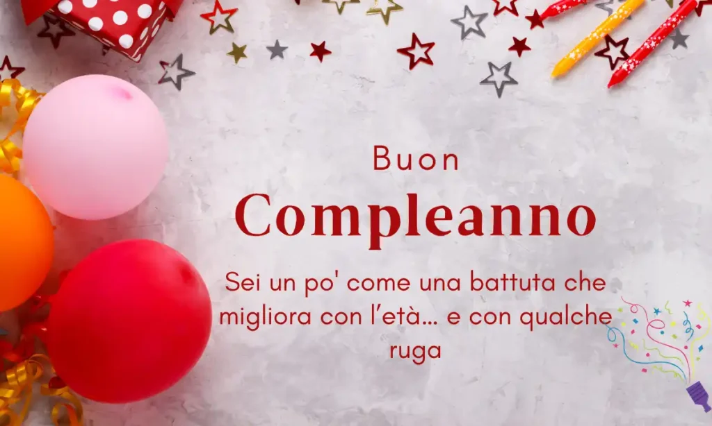 Buon 40° compleanno - Auguri divertenti