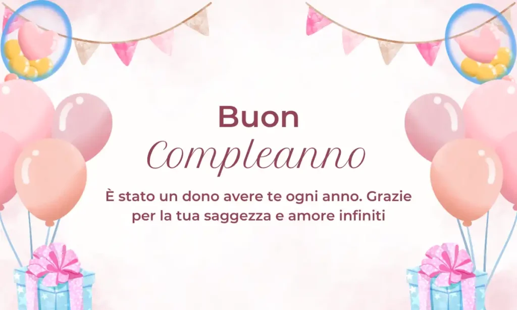 Buon 40° compleanno per il padre