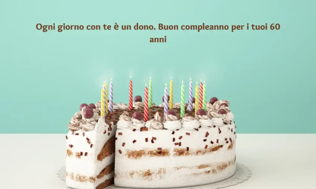 Buon 60° compleanno per il fratello