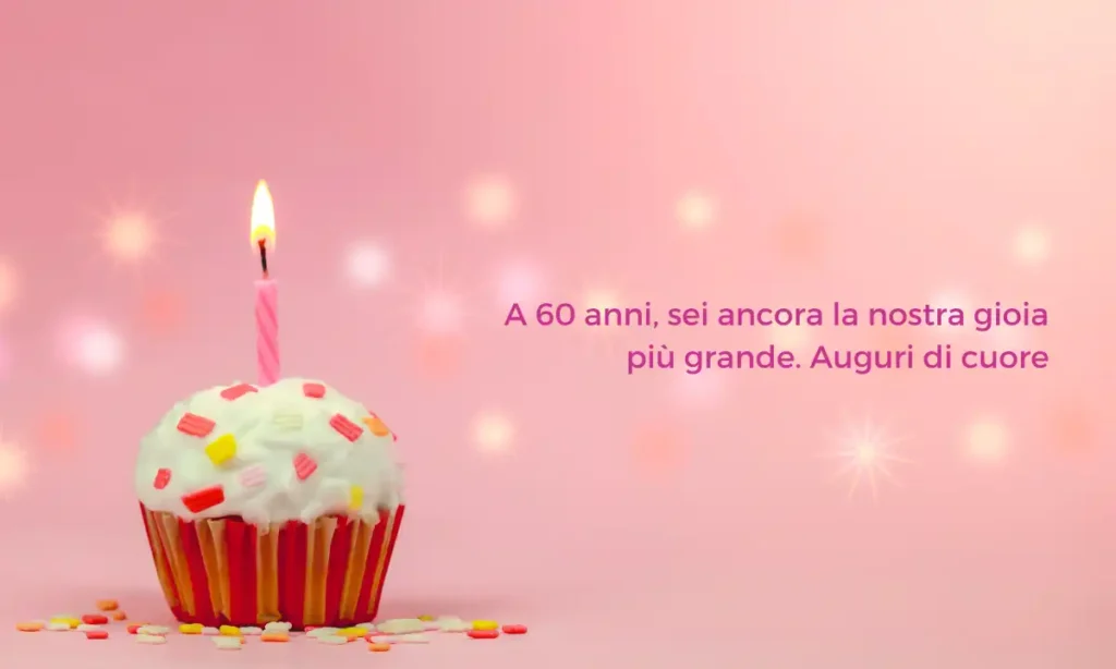 Buon 60° compleanno per la figlia