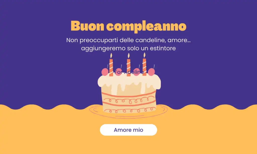 Buon Compleanno Amore Mio - Auguri Divertenti