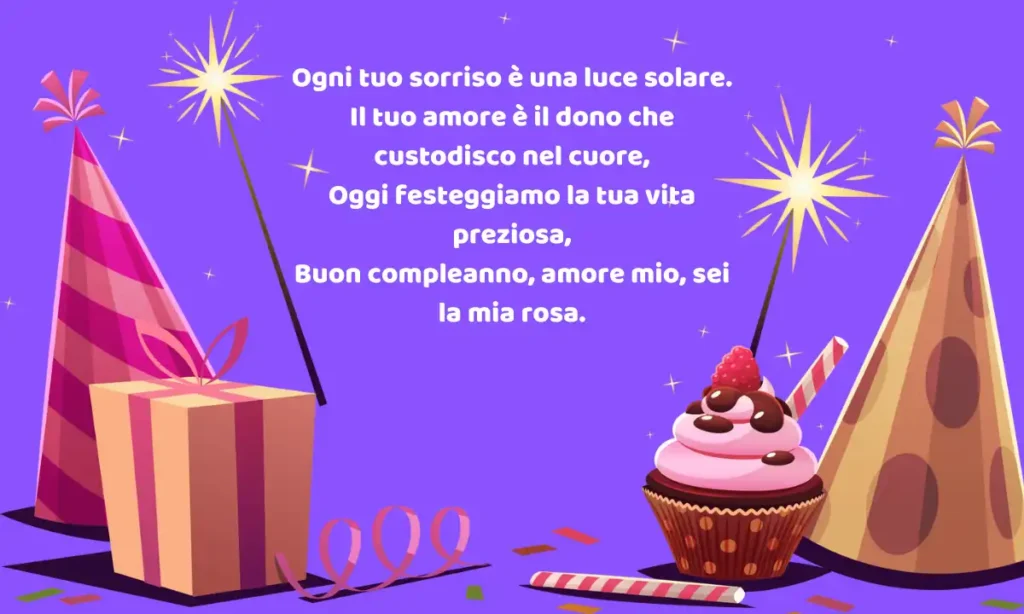 Buon Compleanno Amore Mio - Belle Poesie