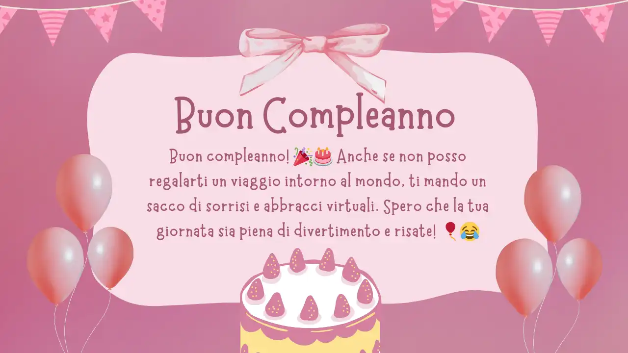 Auguri di Compleanno Simpatici per WhatsApp Gratis