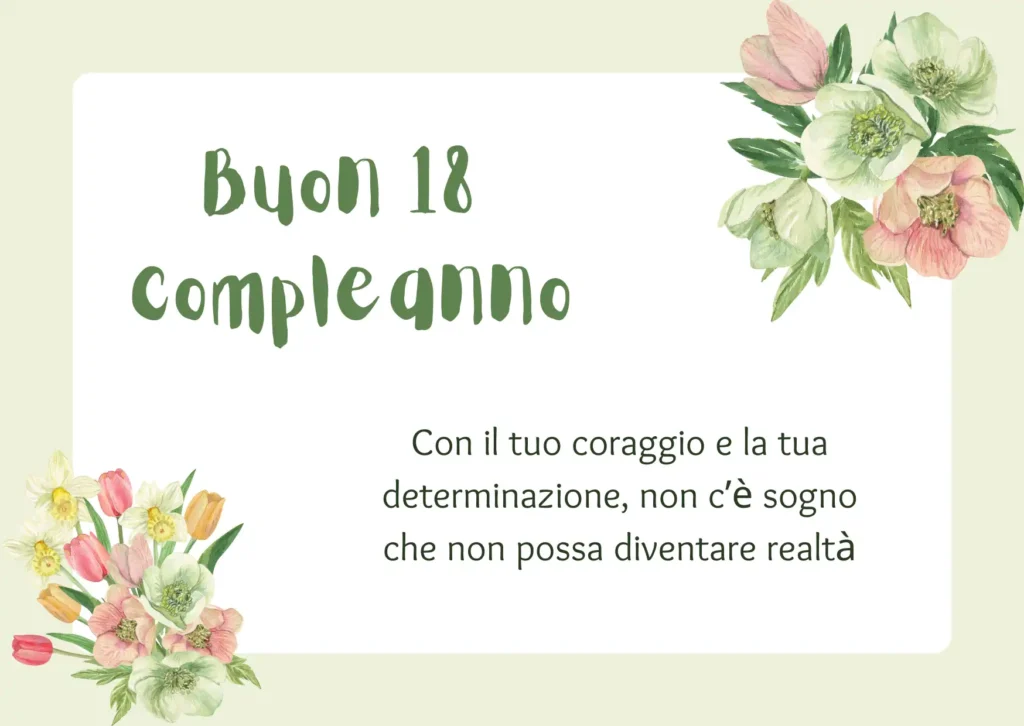 Frasi per figlia di 18 anni