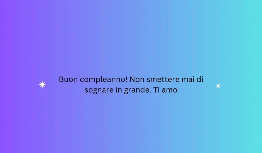 Motivazionale Auguri di buon compleanno con affetto